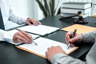 Contract signing