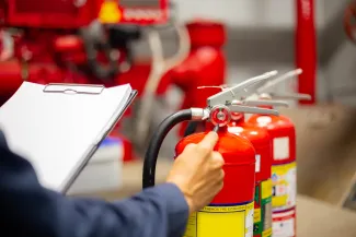 Fire extinguisher safety checks